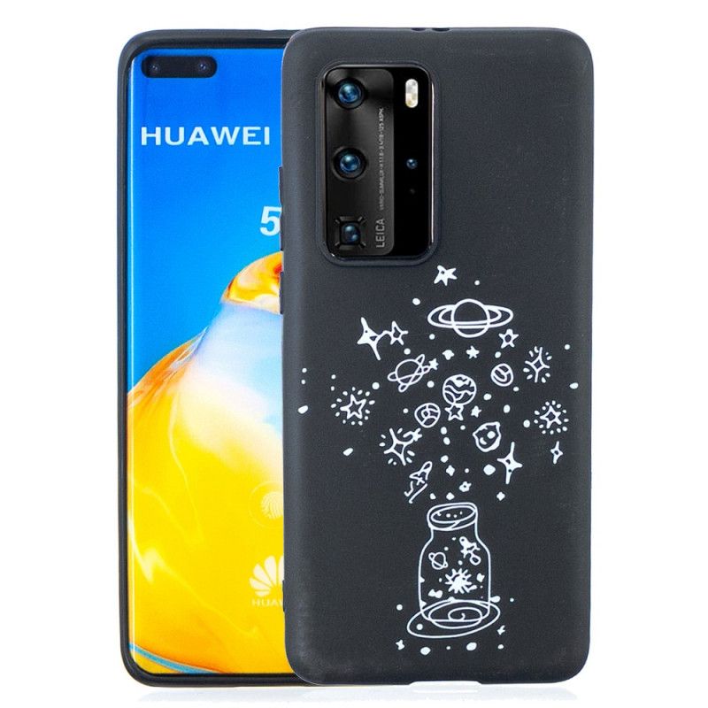 Deksel Huawei P40 Pro Fleksibel Silikongrafikk