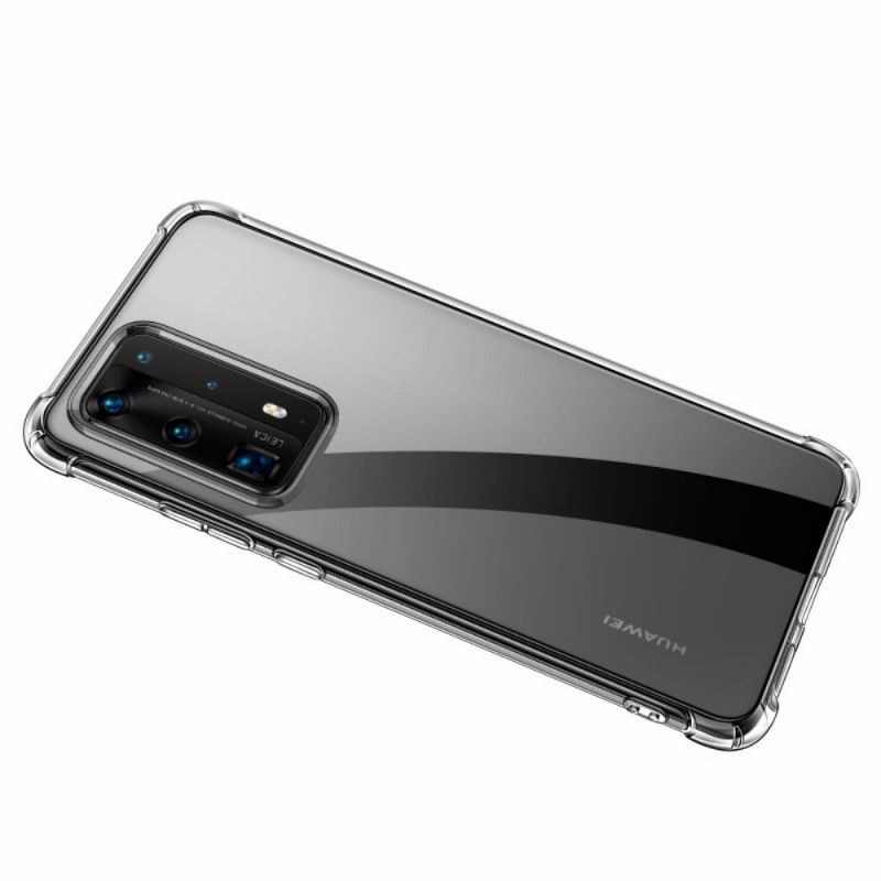 Deksel Huawei P40 Pro Gjennomsiktige Leeu-Beskyttelsesputer