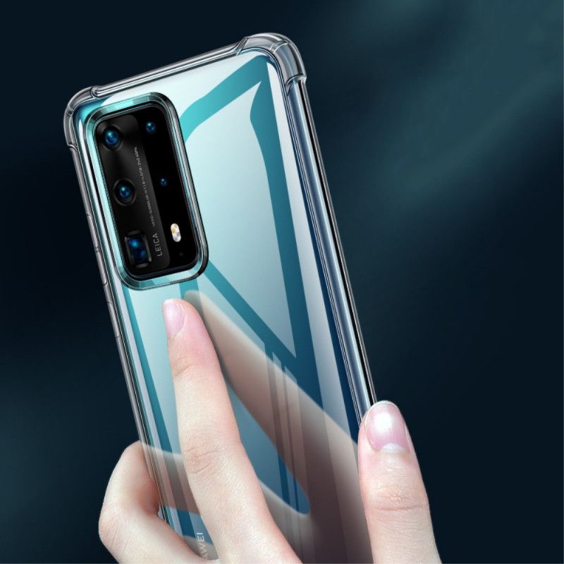 Deksel Huawei P40 Pro Gjennomsiktige Leeu-Beskyttelsesputer