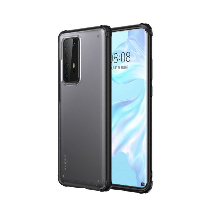 Deksel Huawei P40 Pro Svart Frostet Hybrid