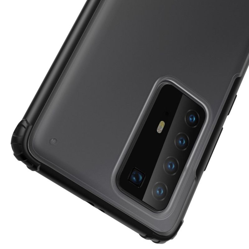 Deksel Huawei P40 Pro Svart Frostet Hybrid