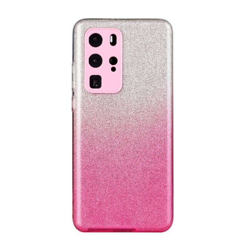 Deksel Huawei P40 Pro Svart Glittergradient Anti-fall