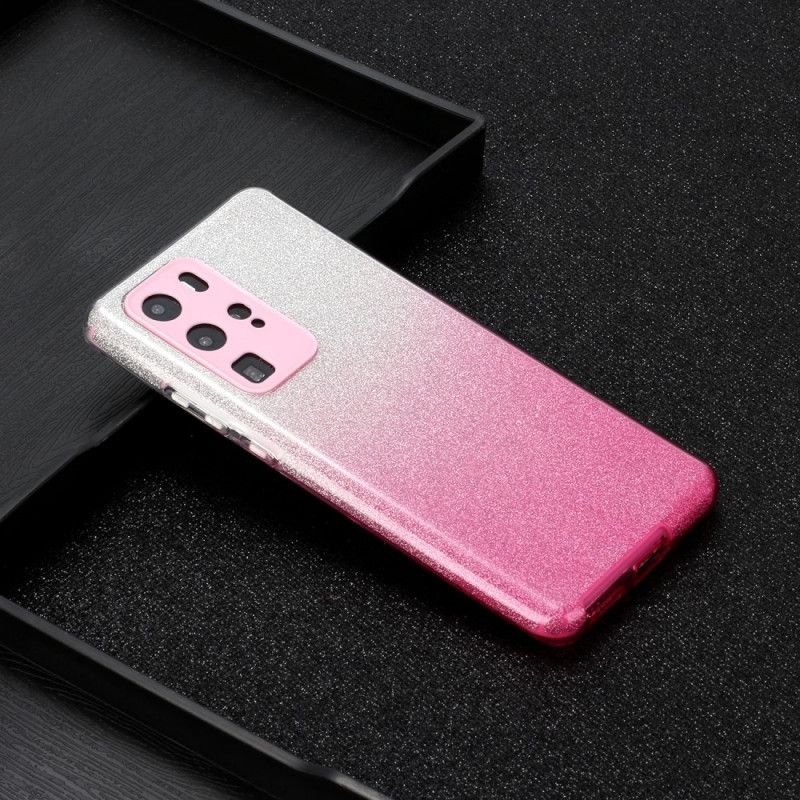 Deksel Huawei P40 Pro Svart Glittergradient Anti-fall