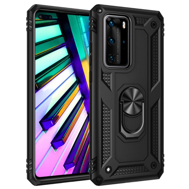 Deksel Huawei P40 Pro Svart Premium Ring