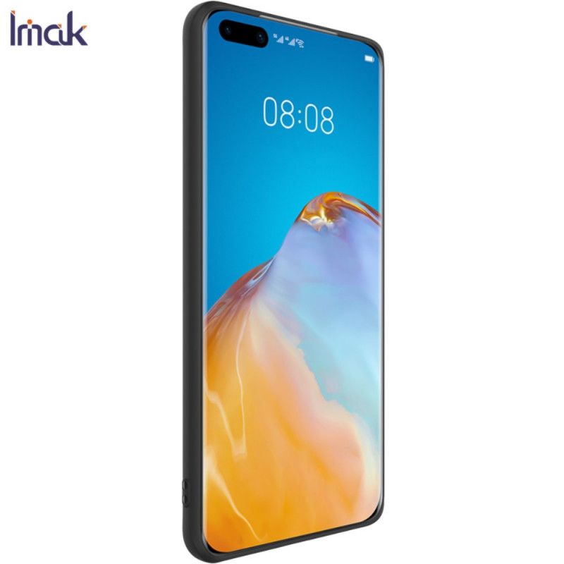 Deksel Huawei P40 Pro Svart Uc-1-Serien Silikonmatte Imak