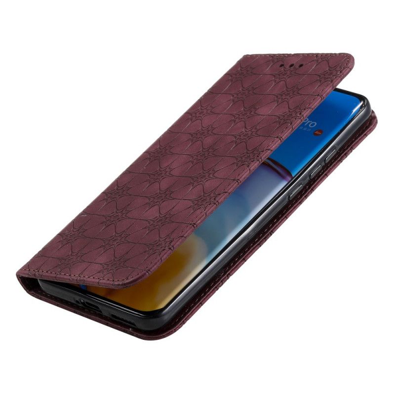 Folio Deksel for Huawei P40 Pro Grønn Stjernetrykk