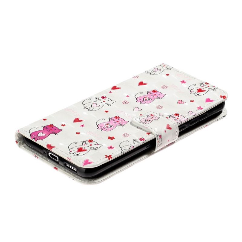 Folio Deksel for Huawei P40 Pro Lette Flekkkatter