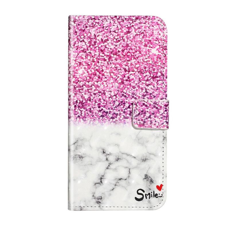 Folio Deksel Huawei P40 Pro Glittersmil