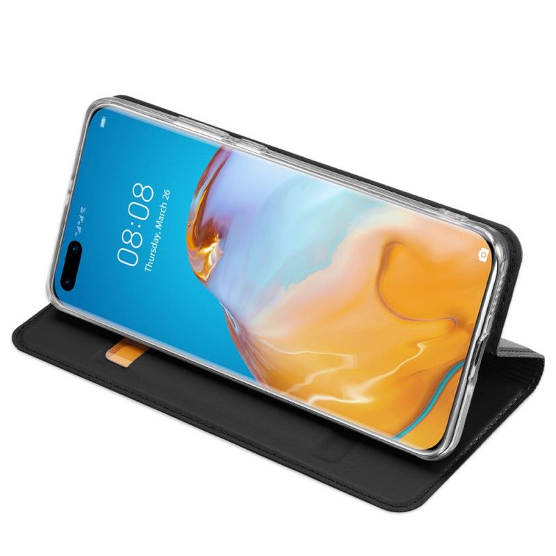 Folio Deksel Huawei P40 Pro Svart Mobildeksel Pro Dux Ducis Hud