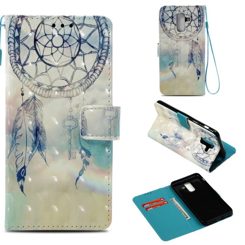 Folio Deksel Samsung Galaxy A6 Plus 3D Dreamcatcher