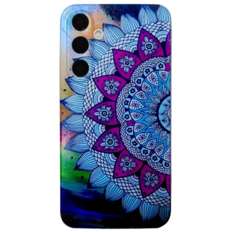 Deksel Samsung Galaxy A16 5g Mandala Blomstermønster Beskyttelse Deksel