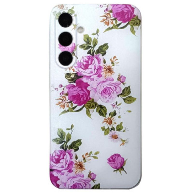 Deksel Samsung Galaxy A16 5g Mobildeksel Elegant Blomstermønster