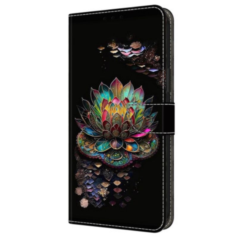 Folio Deksel Samsung Galaxy A16 5g Blomstermønster Beskyttelse Deksel