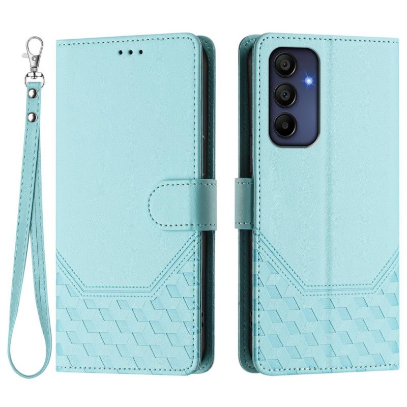 Folio Deksel Samsung Galaxy A16 5g Honeycomb Mønster