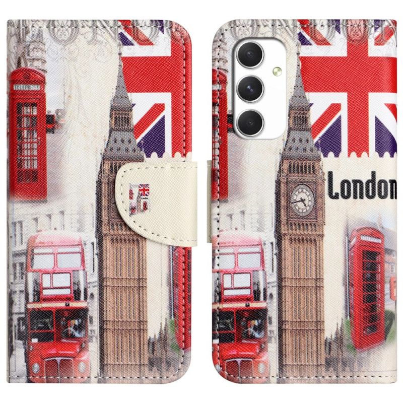 Folio Deksel Samsung Galaxy A16 5g London Life Beskyttelse Deksel