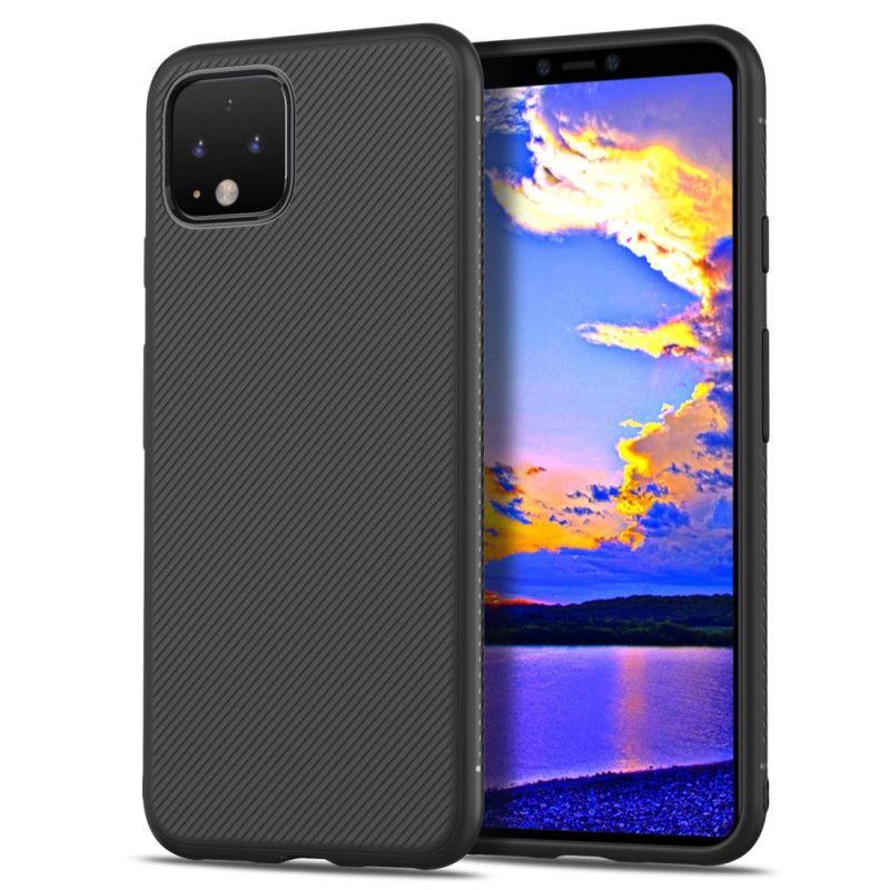 Deksel Google Pixel 4 Svart Jazzserie Twill Beskyttelse