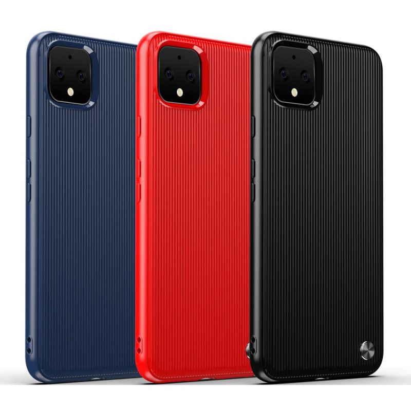 Deksel Google Pixel 4 Svart Mobildeksel Strukturert Silikon