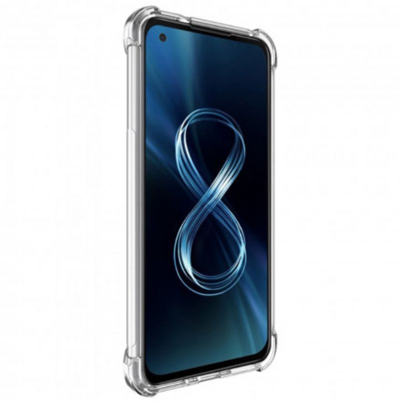 Deksel Asus Zenfone 8 Mobildeksel Transparent Silky Imak