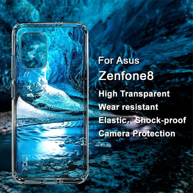 Deksel Til Asus Zenfone 8 Imak Transparent
