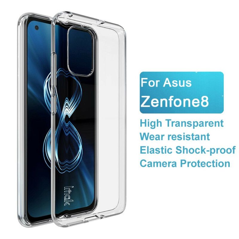 Deksel Til Asus Zenfone 8 Imak Transparent