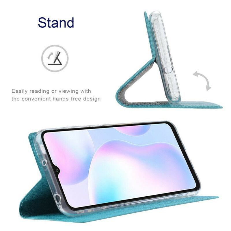 Folio Deksel Asus Zenfone 8 Teksturert Vili Dmx Beskyttelse Deksel