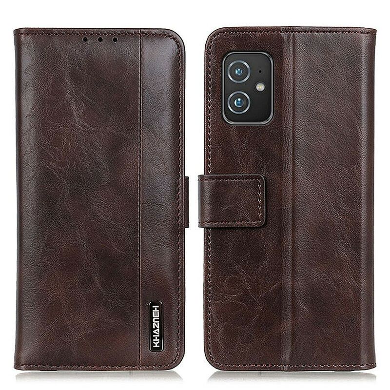 Folio Deksel Til Asus Zenfone 8 Khazneh Elegance Leather Style