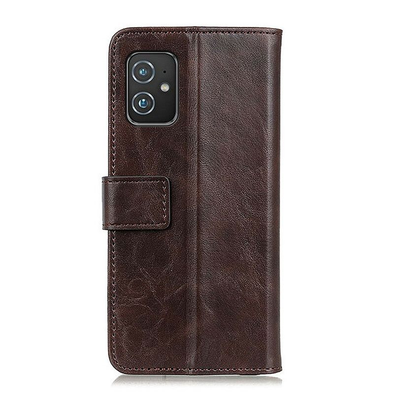 Folio Deksel Til Asus Zenfone 8 Khazneh Elegance Leather Style