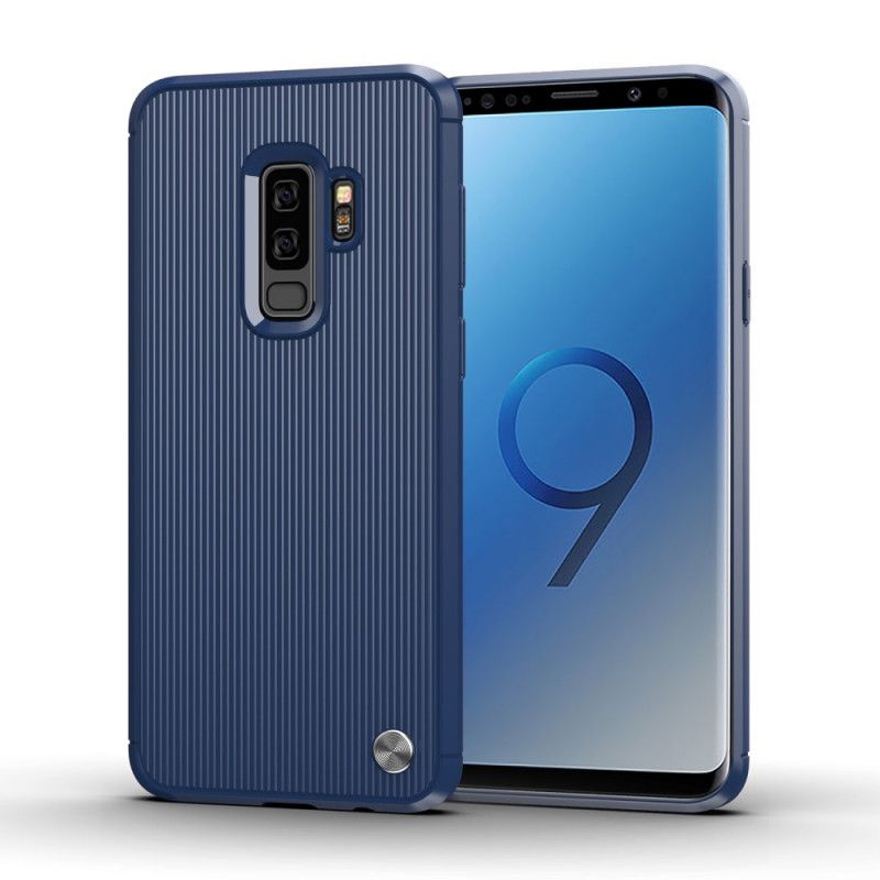 Deksel Samsung Galaxy S9 Plus Svart Fin Tekstur