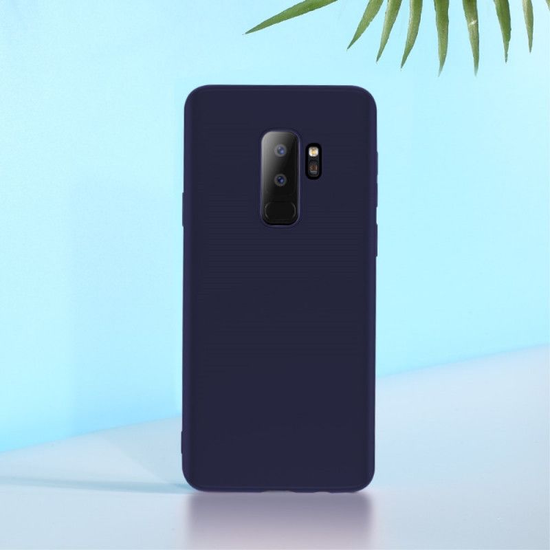 Deksel Samsung Galaxy S9 Plus Svart Flytende Silikon På X-Nivå