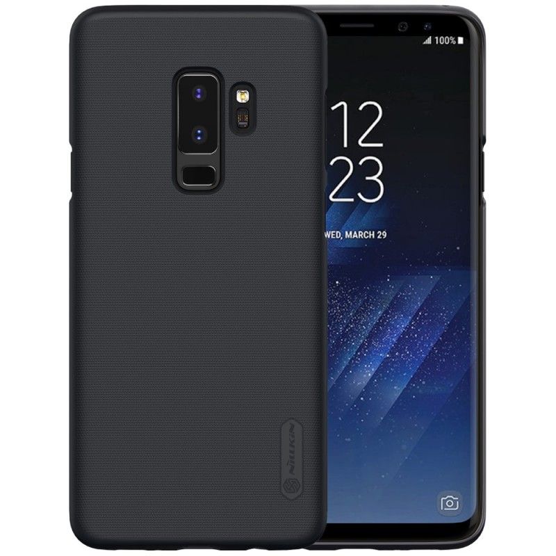 Deksel Samsung Galaxy S9 Plus Svart Stiv Frostet Nillkin Anti-fall