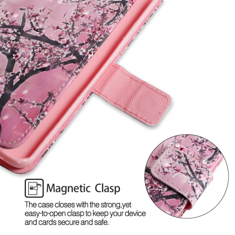 Folio Deksel for Samsung Galaxy S9 Plus Blomstrende Tre