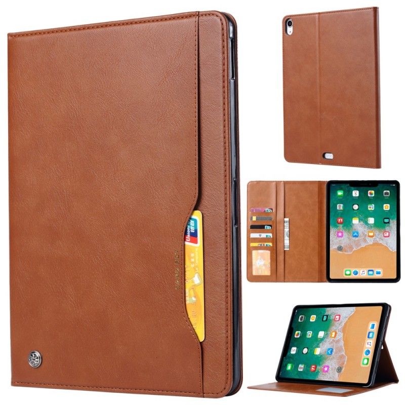 Folio Deksel for iPad Pro 11" (2018) (2020) Brun Skinneffektdokumentholder