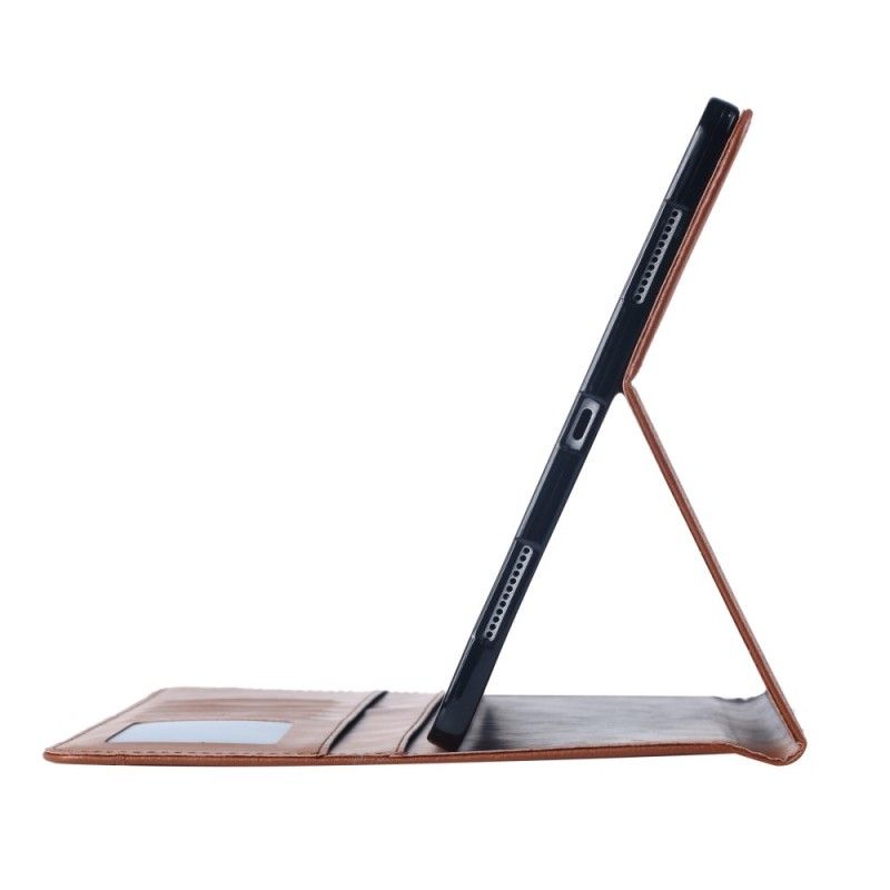 Folio Deksel for iPad Pro 11" (2018) (2020) Brun Skinneffektdokumentholder