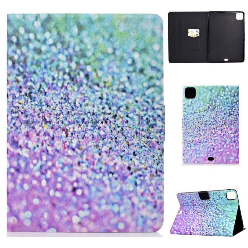 Folio Deksel iPad Pro 11" (2018) (2020) Glittergradient Anti-fall