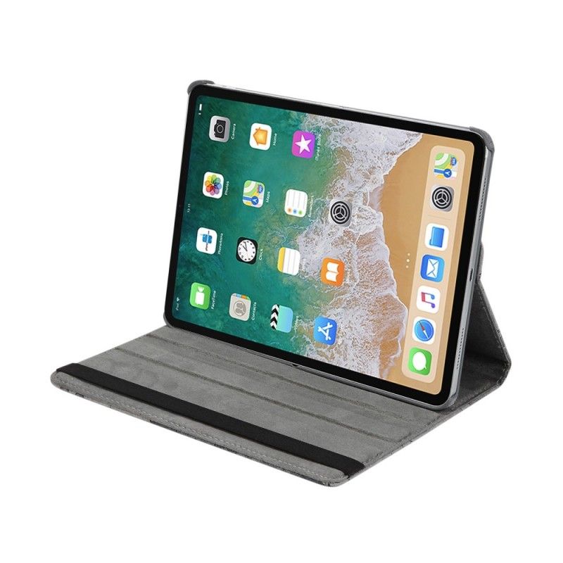 Lærdeksel Folio Deksel iPad Pro 11" (2018) (2020) Brun Roterende Verdenskart