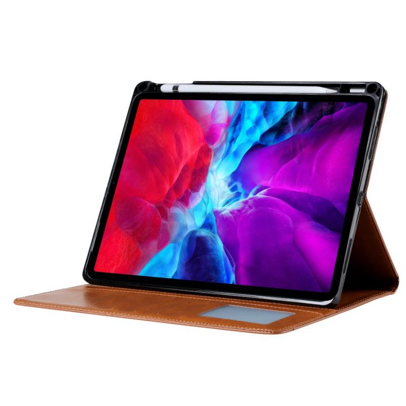 Sak iPad Pro 11" (2018) (2020) Svart Absorbert Lær Blyant Holder