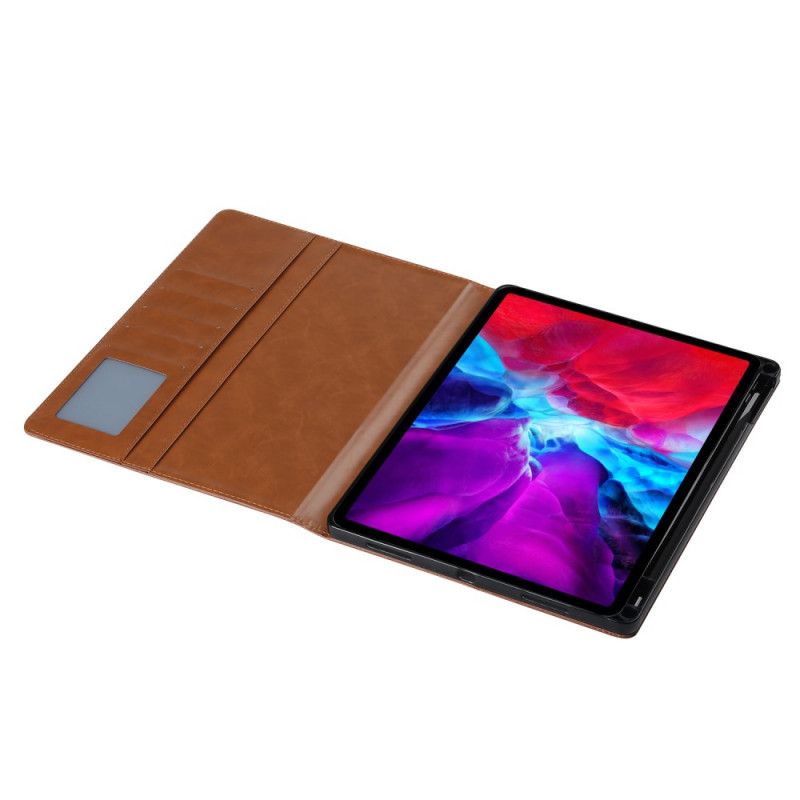 Sak iPad Pro 11" (2018) (2020) Svart Absorbert Lær Blyant Holder