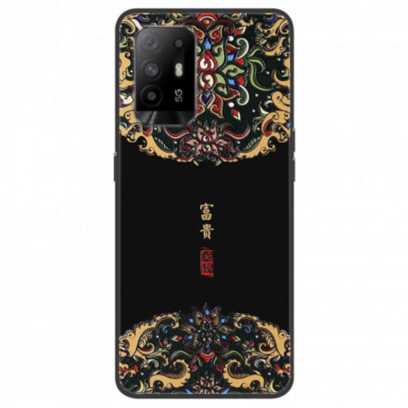 Deksel Oppo A94 5g Mandala Asiatisk Design Beskyttelse Deksel