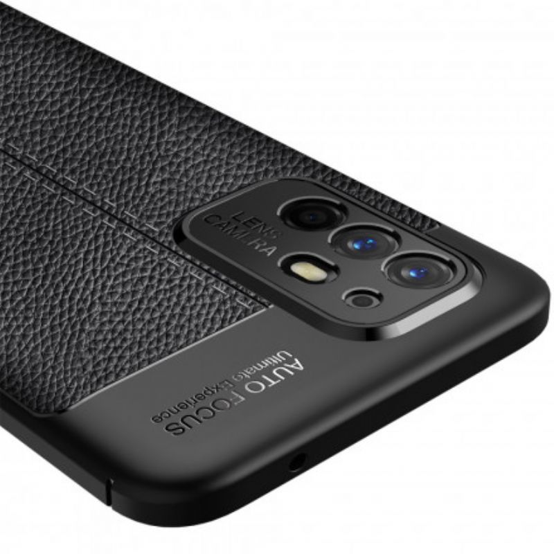 Deksel Til Oppo A94 5g Litchi-skinneffekt