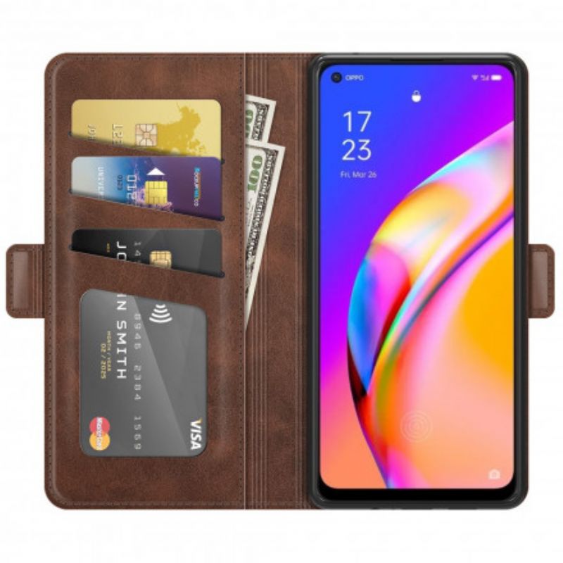 Folio Deksel Oppo A94 5g Dobbel Klaff