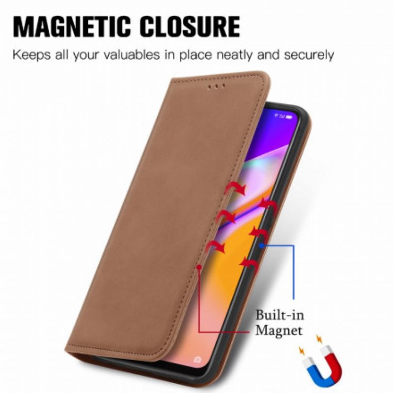 Folio Deksel Oppo A94 5g Skin-touch