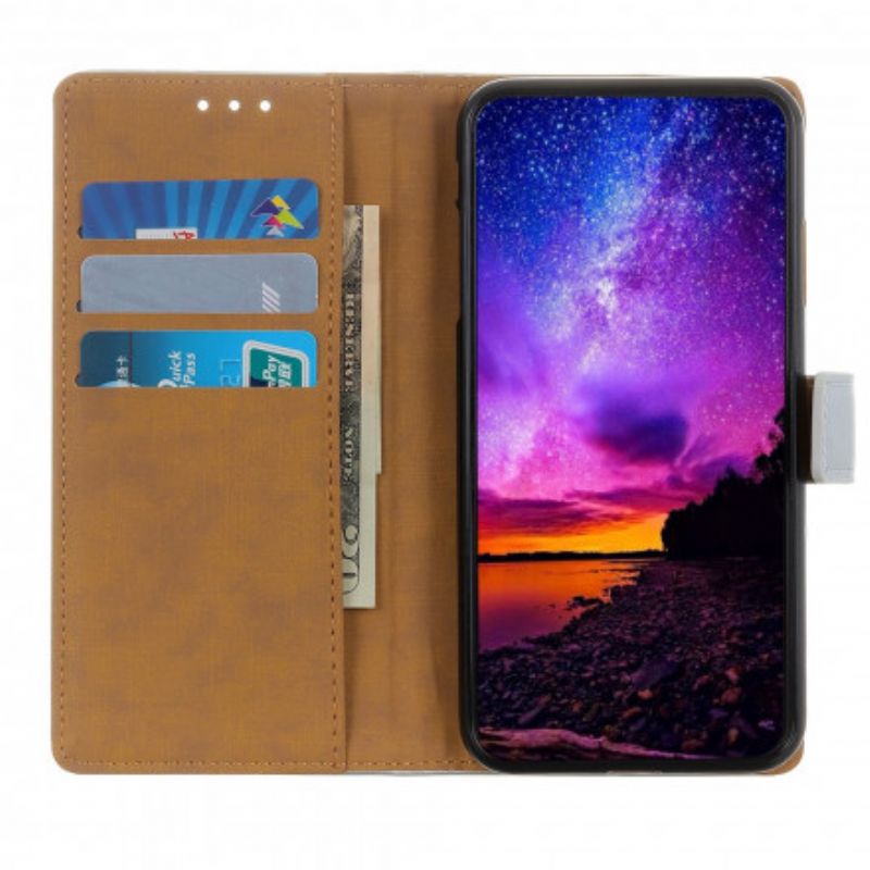 Folio Deksel Oppo A94 5g Vanlig Kunstskinn