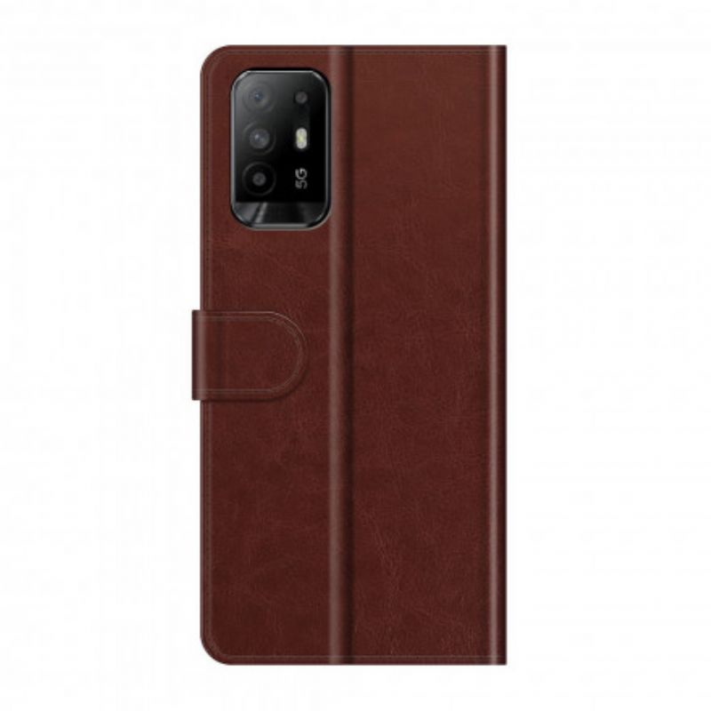 Folio Deksel Til Oppo A94 5g Faux Leather Ultra