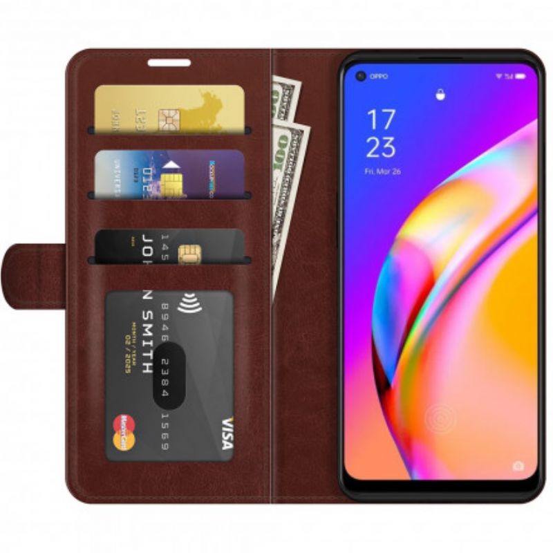 Folio Deksel Til Oppo A94 5g Faux Leather Ultra