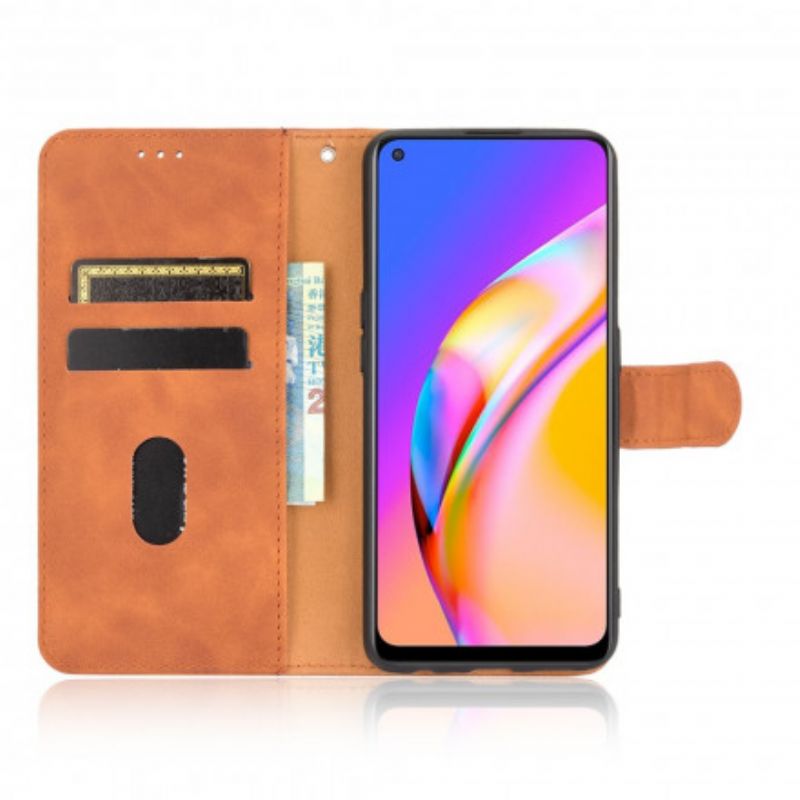 Lærdeksel Folio Deksel Oppo A94 5g Mobildeksel Skin-touch