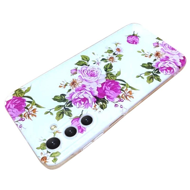 Deksel Til Samsung Galaxy S24 Fe Rosa Blomster