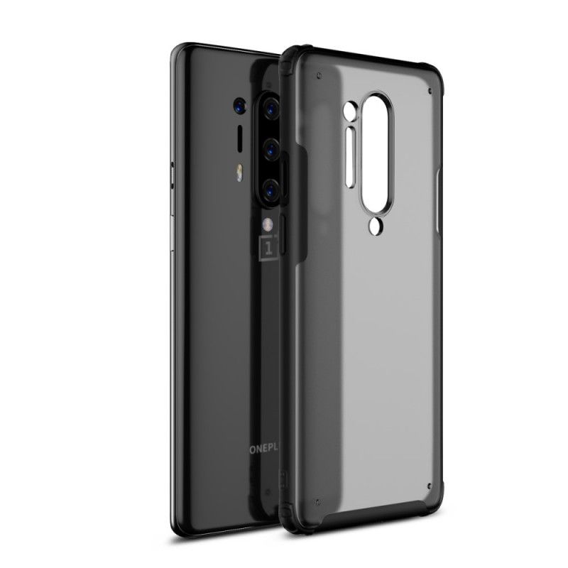 Deksel OnePlus 8 Pro Svart Frostet Hybrid Beskyttelse