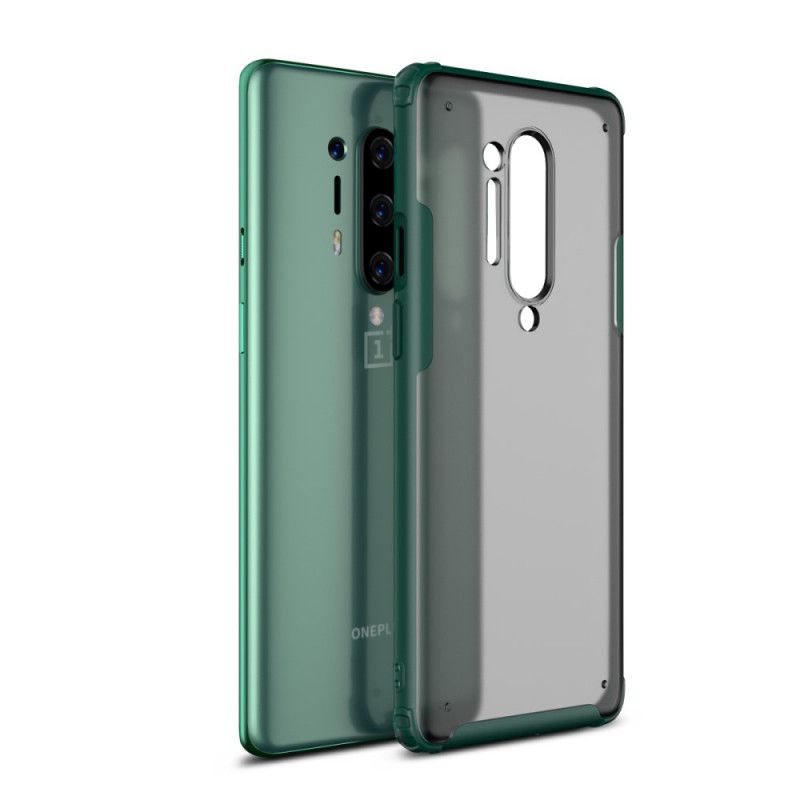 Deksel OnePlus 8 Pro Svart Frostet Hybrid Beskyttelse