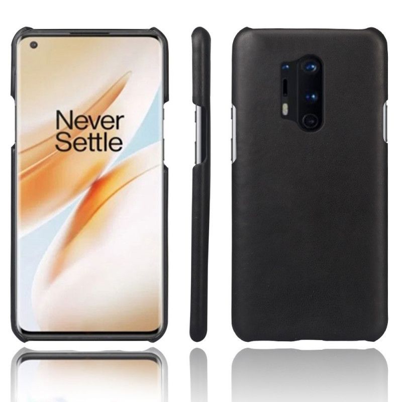 Deksel OnePlus 8 Pro Svart Ksq Skinneffekt