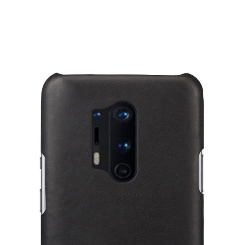 Deksel OnePlus 8 Pro Svart Ksq Skinneffekt